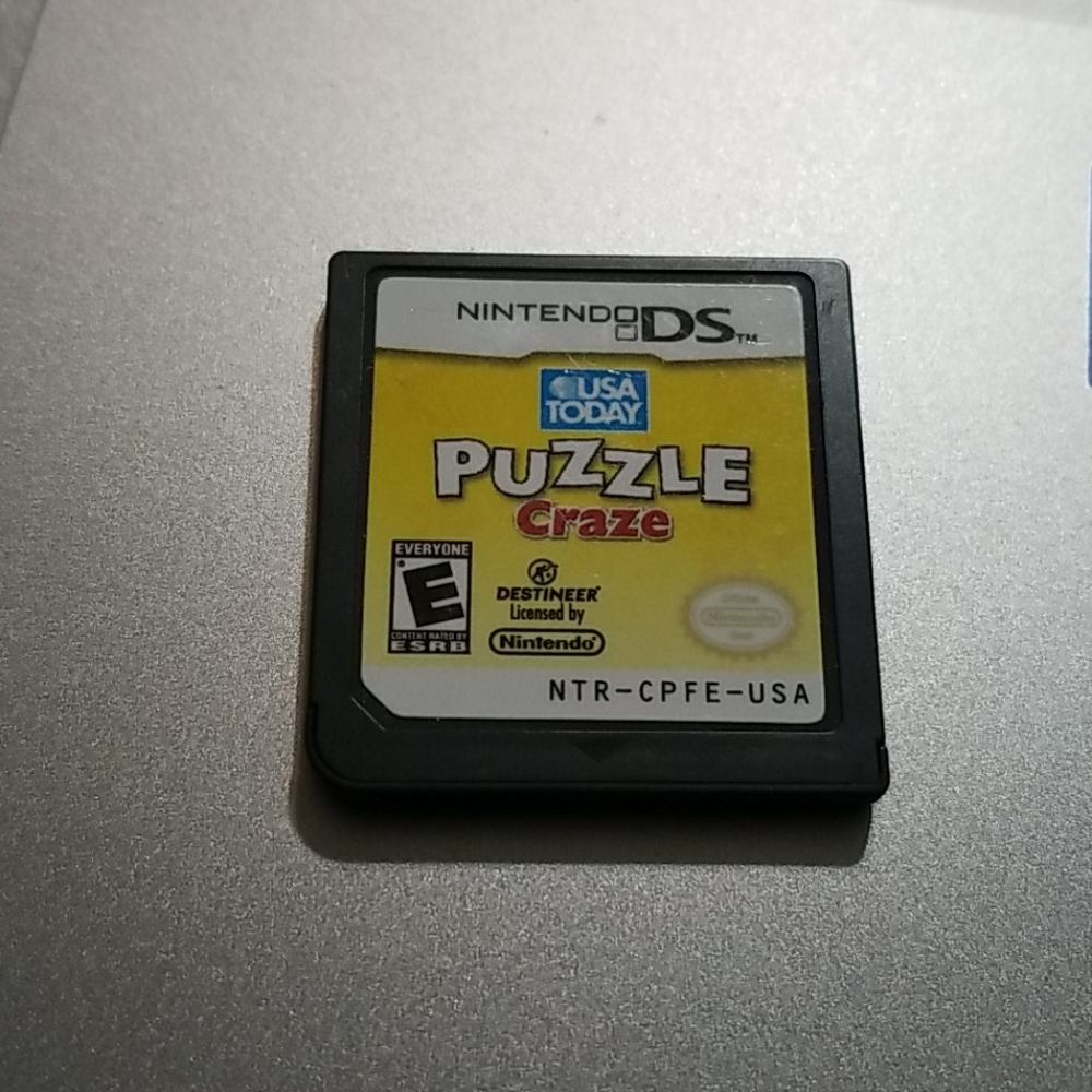 💚3/$25! DS game: USA Today Puzzle Craze